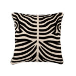 Cushion Zebra Black 50 X 50 Cm