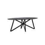 Eettafel Oslo Black Acasia