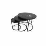 Salontafeltjes Carmen Marble set of 3