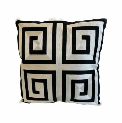 Luxe Colmore Sierkussen Zwart/Wit