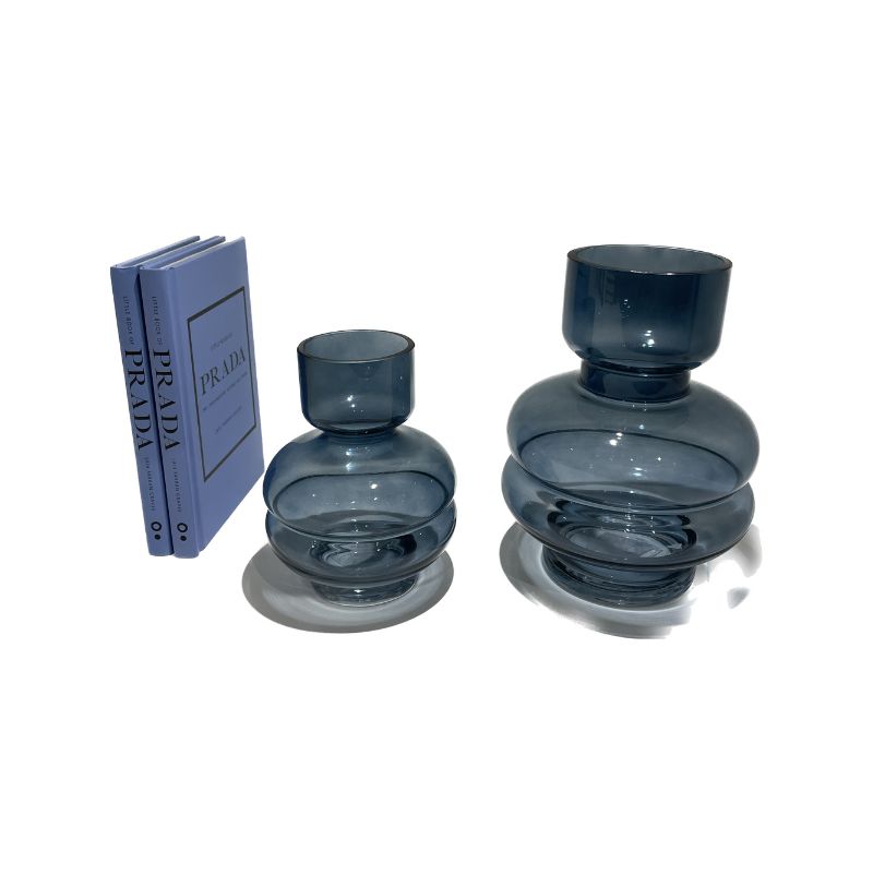 Luxe vaasjes blauw Luxe vaasjes blauw