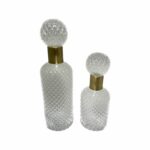 Luxe karaf set transparant/Goud